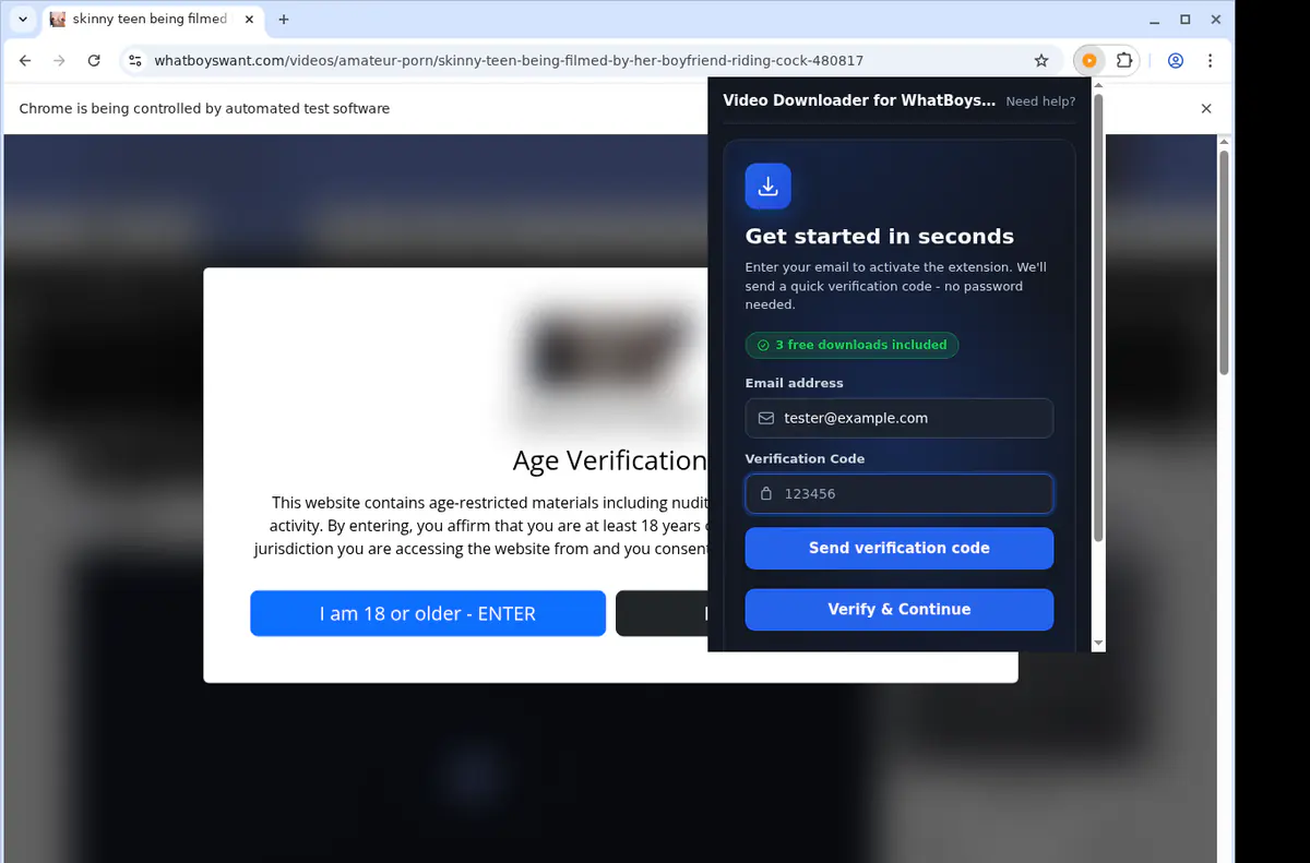 Whatboyswant Video Downloader screenshot 4