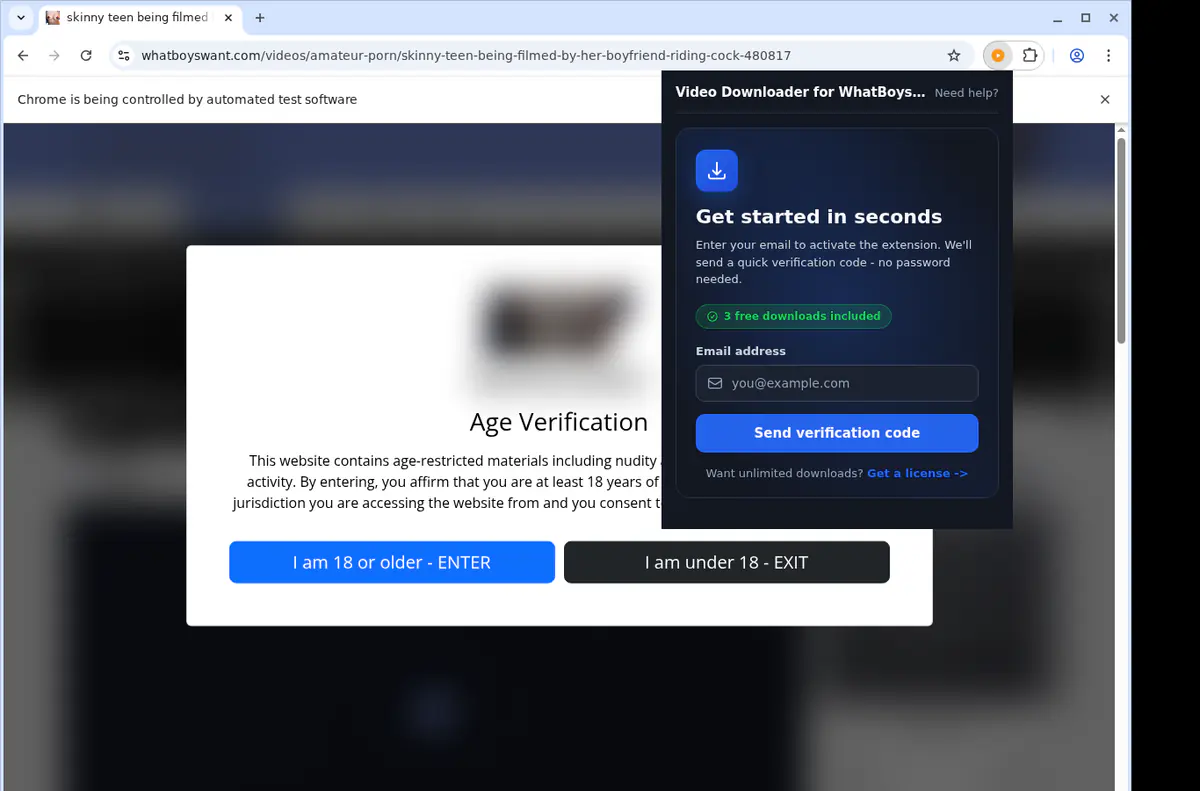 Whatboyswant Video Downloader screenshot 5